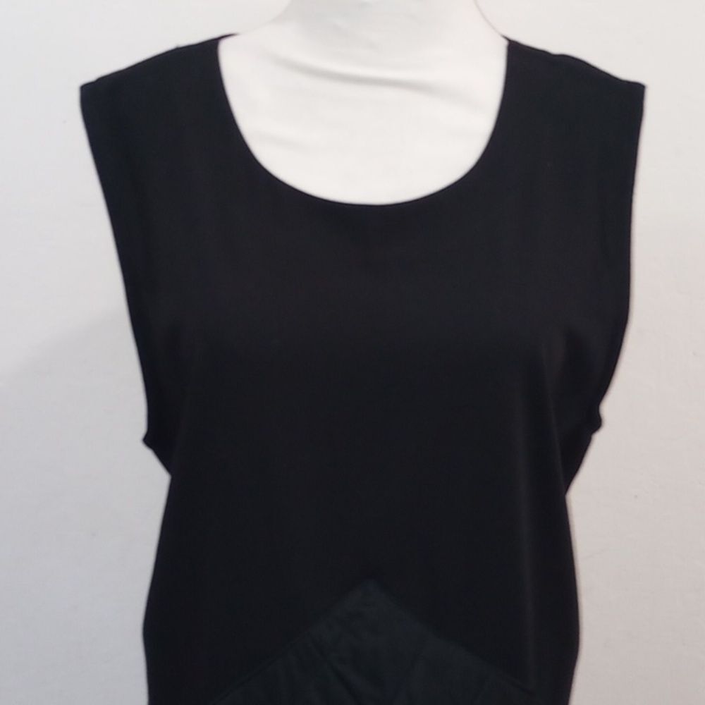 Planet by Lauren G Black Pullover Tunic Dress, OS - Picture 4 of 10